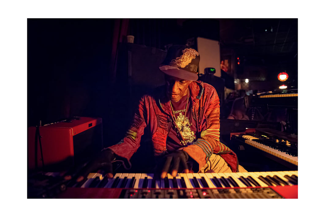 Bernie Worrell- Wild Fiya @ One Eyed Jacks (Fri 5/2/14) 16x24 Color Print