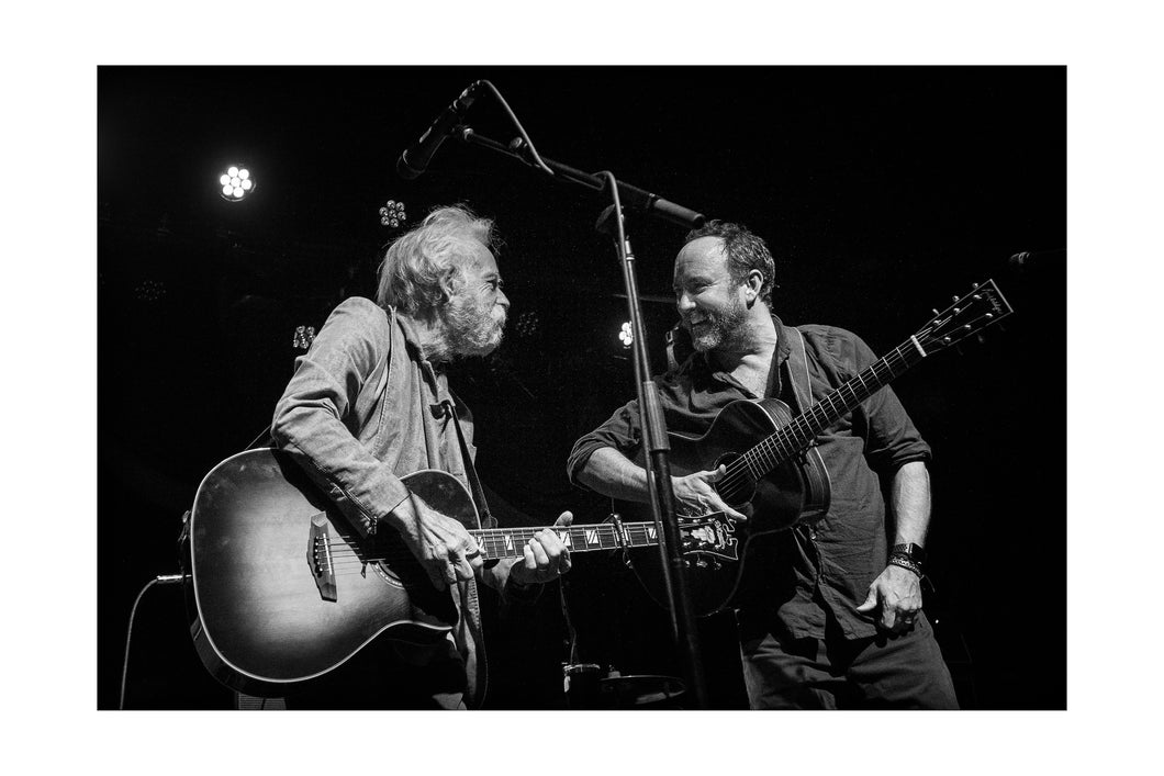 Bob & Dave @ Brooklyn Bowl (Sat 1/28/23) 16x24 Black & White Print