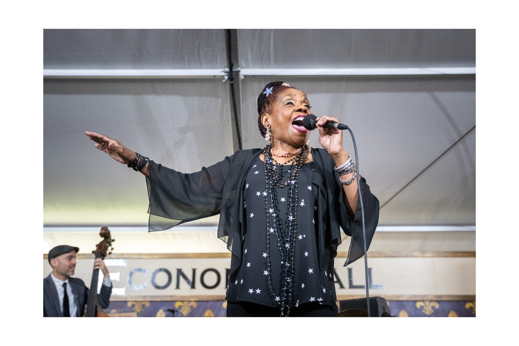 Catherine Russell @ Economy Hall Tent (Sat 4/29/23) Color Print