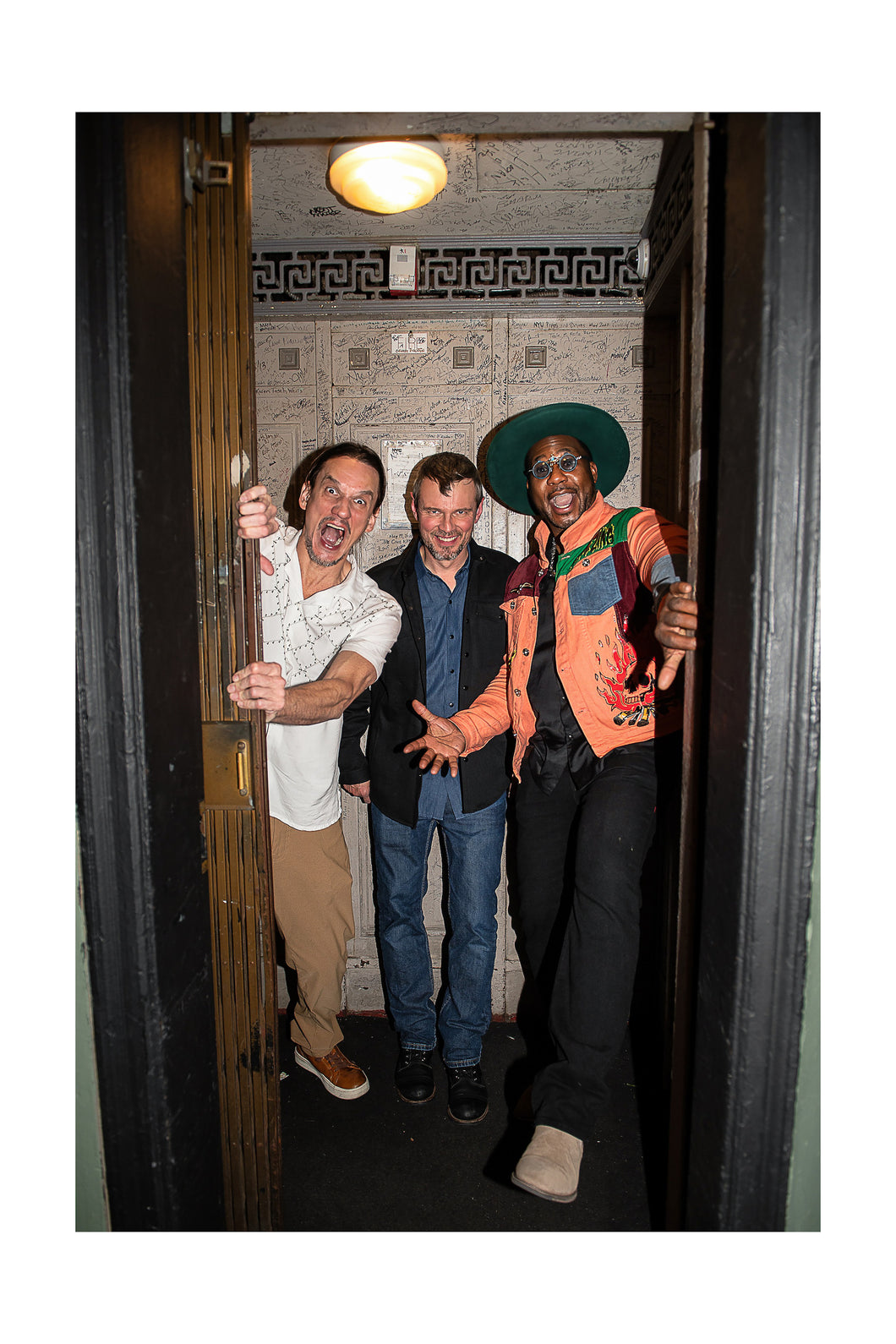 Cody, Luther & Robert- Elevator portrait Allman Betts Family Revival @ Beacon Theatre (Sat 12/7/24) Color Print