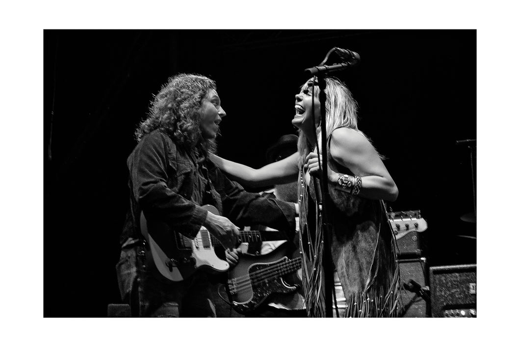 Daniel & Grace- Gov't Mule @Daze Between NOLA Fest (Wed 5/1/24) Black & White Print
