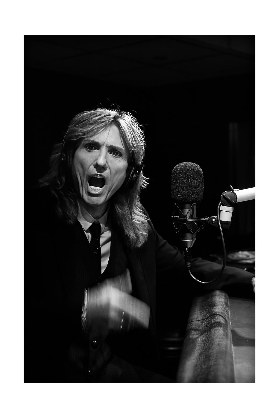 David Coverdale @ VH1 Classic Rock Nights (Wed 3/30/11) 16x24 Black & White Print