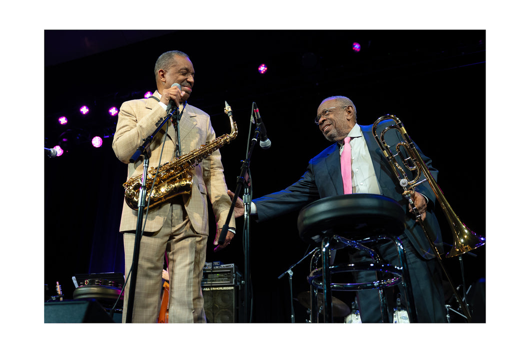 Donald & Fred- Donald Harrison's Music Omniverse @ Town Hall (Thur 1/11/24) 16x24 Color Print