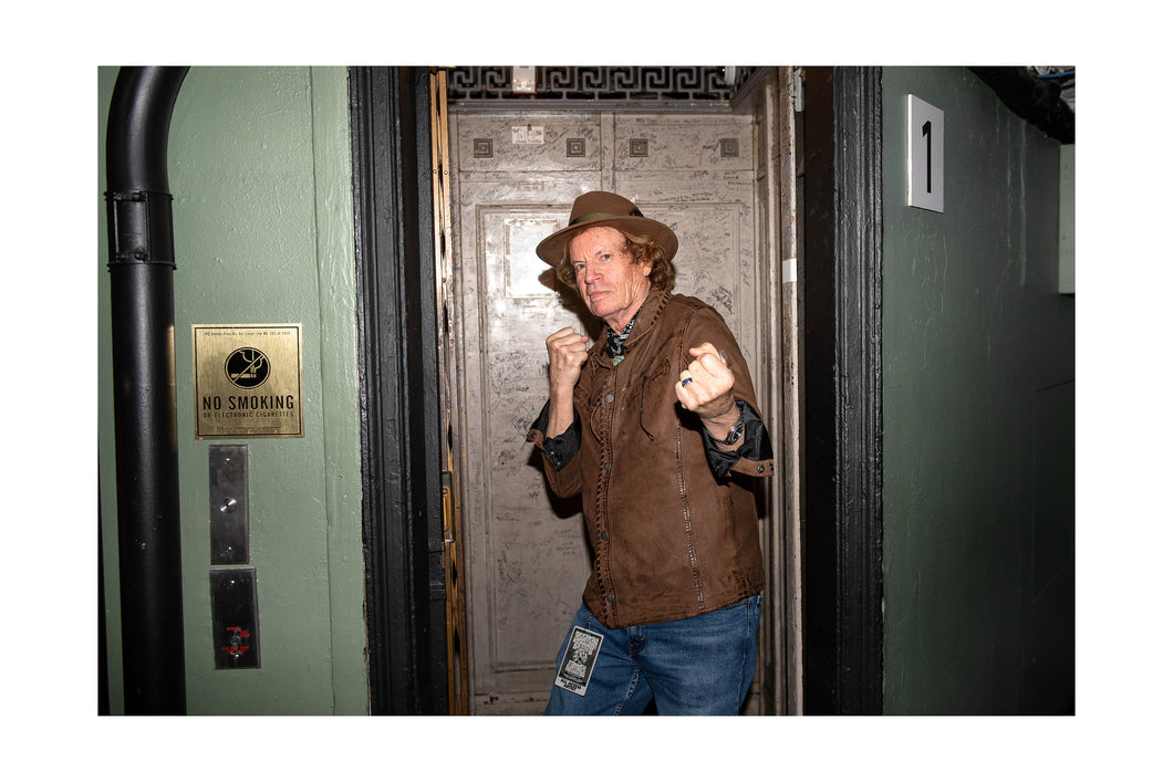 Jimmy Hall- Elevator portrait Allman Betts Family Revival @ Beacon Theatre (Sat 12/7/24) Color Print