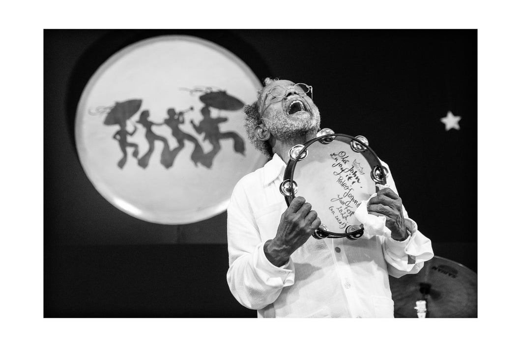 John Boutté @ Jazz Tent (Fri 5/5/23) Black & White Print