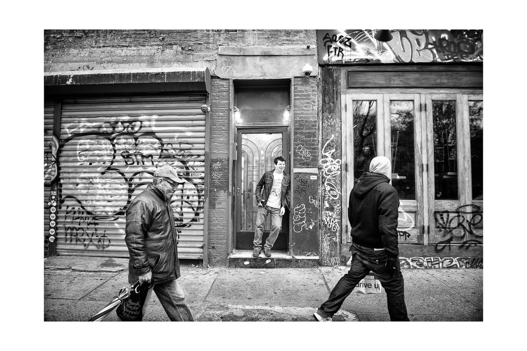 Jono Manson promo photo shoot (Sun 12/1/19) 16x24 Black & White Print