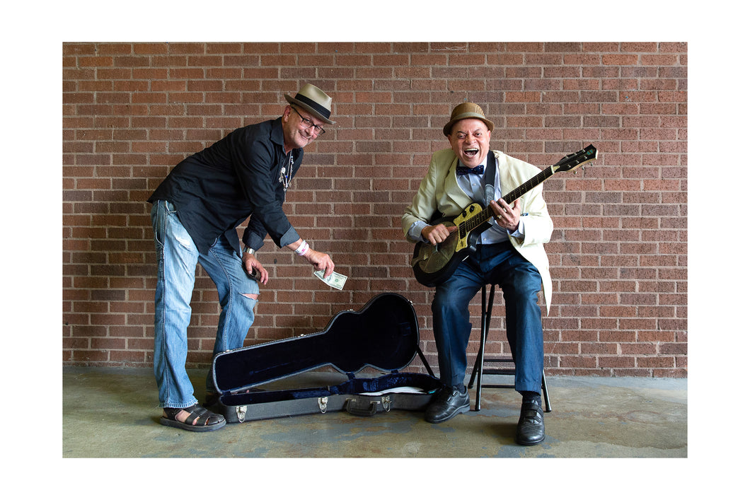 Money well spent- Paul Sanchez & Deacon John (Six String Slingers- Tue 5/1/18) Color Print