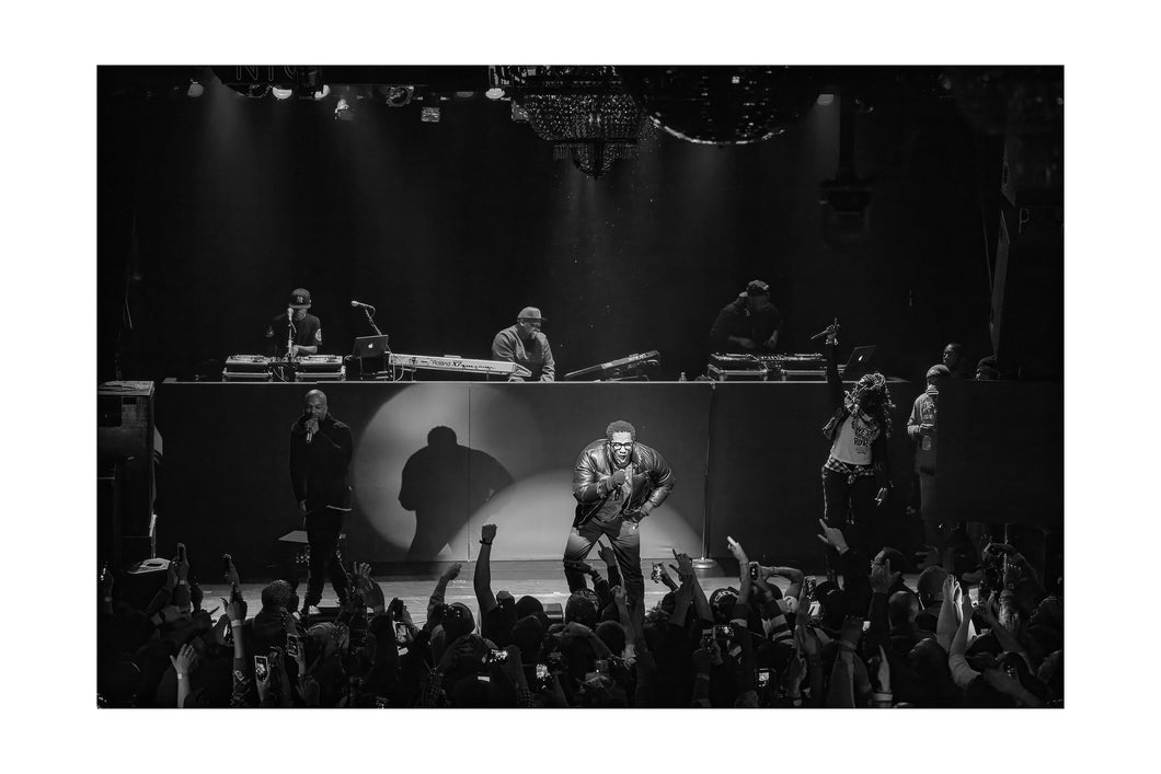 Q-Tip joins Common @ Irving Plaza (Tue 12/9/14) 16x24 Black & White