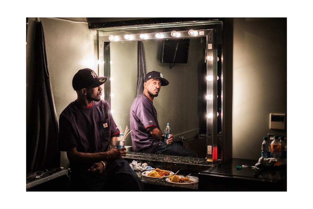 Rakim getting ready for the show- 30th Anniversary Paid In Full @ Apollo Theater (Fri 7/7/17) 16x24 Color Print