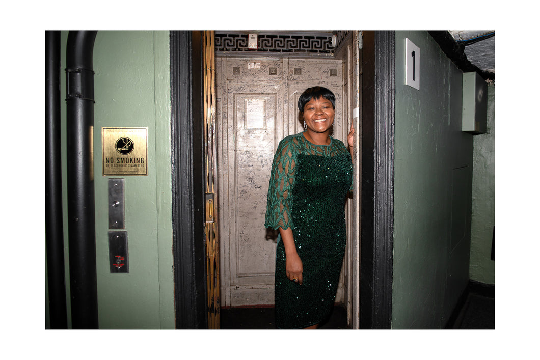Sierra Green- Elevator portrait Allman Betts Family Revival @ Beacon Theatre (Sat 12/7/24) Color Print