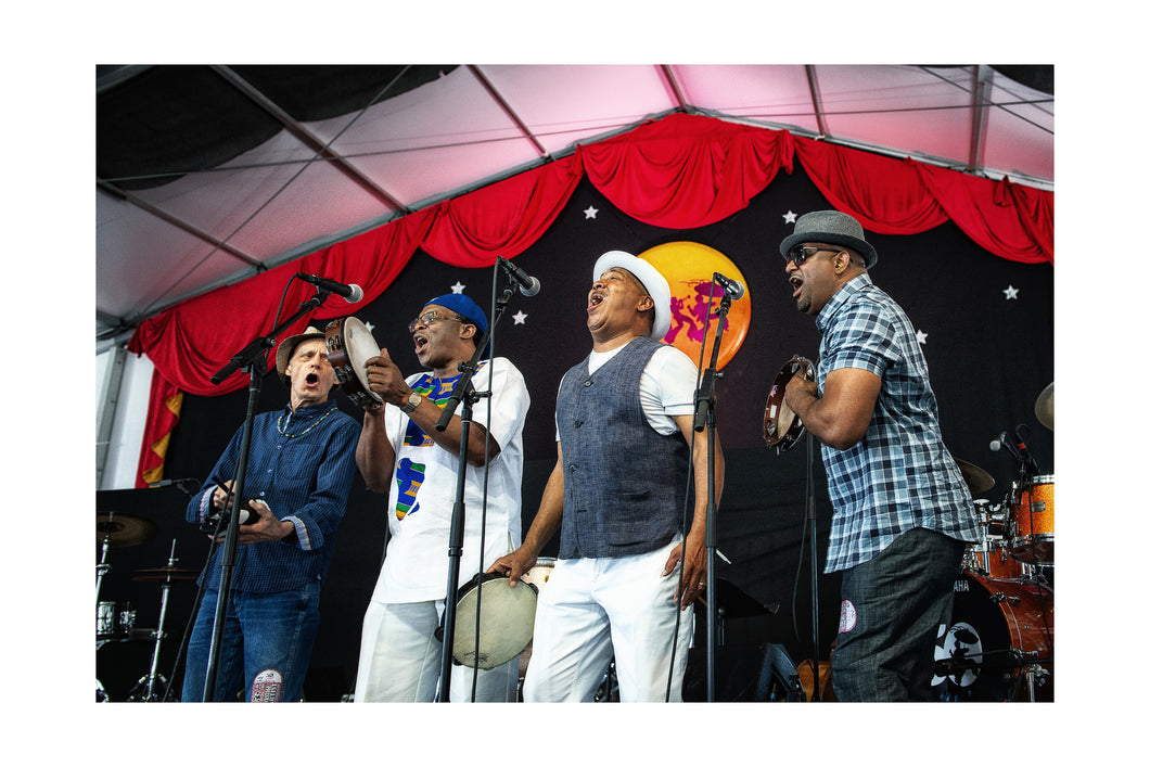 Vidacovich, Riley, Powell & Higgins- Give the Drummer Some @ Jazz Tent (Sun 4/28/19) Color Print