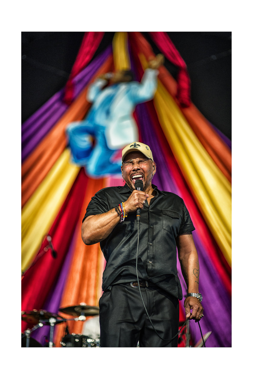 Aaron Neville's Gospel Experience @ Gospel Tent (Sat 5/5/12) 16x24 Color Print