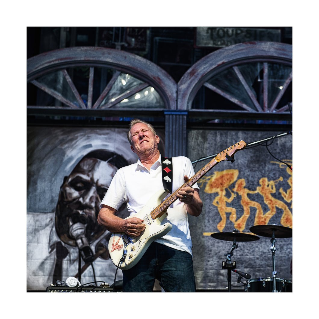 Anson Funderburgh - Eric Lindell @ Blues Tent (Thur 4/30/15) 14x14 Color Print