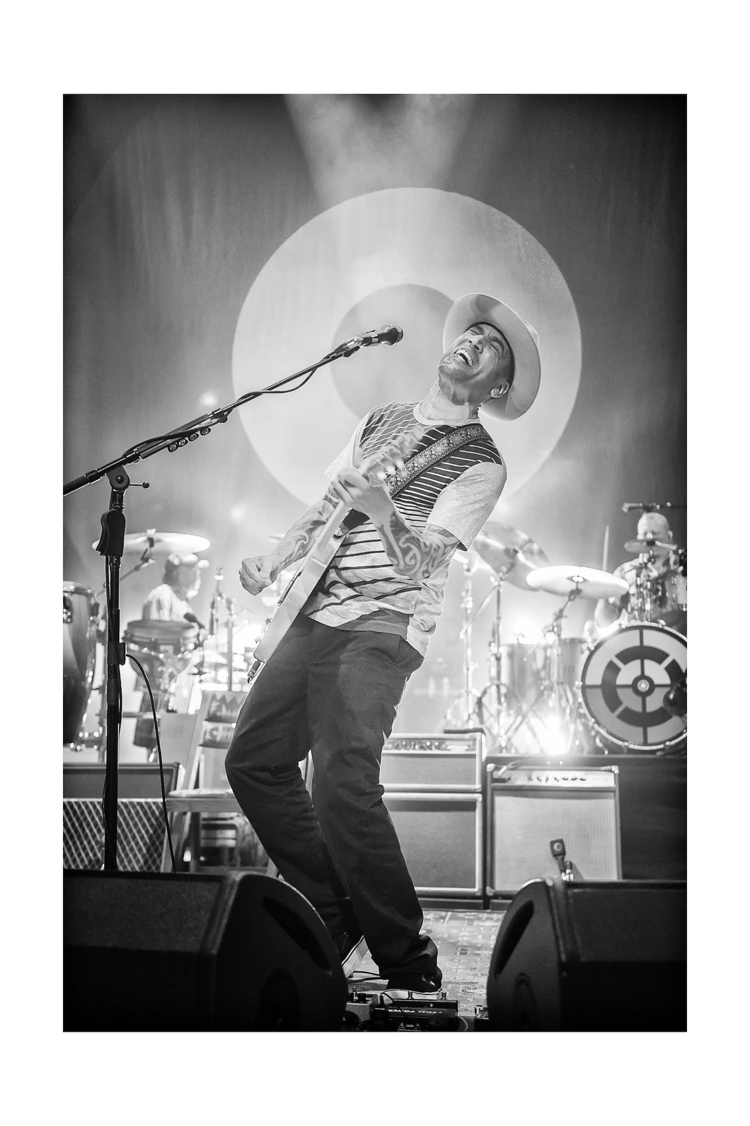 Ben Harper & The Innocent Criminals Orpheum Theatre 16x24 Black & White Print