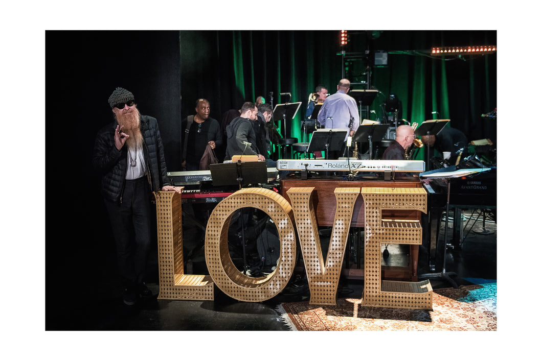 Billy Gibbons @ Love Rocks NYC Rehearsals (Wed 3/14/18) Color Print