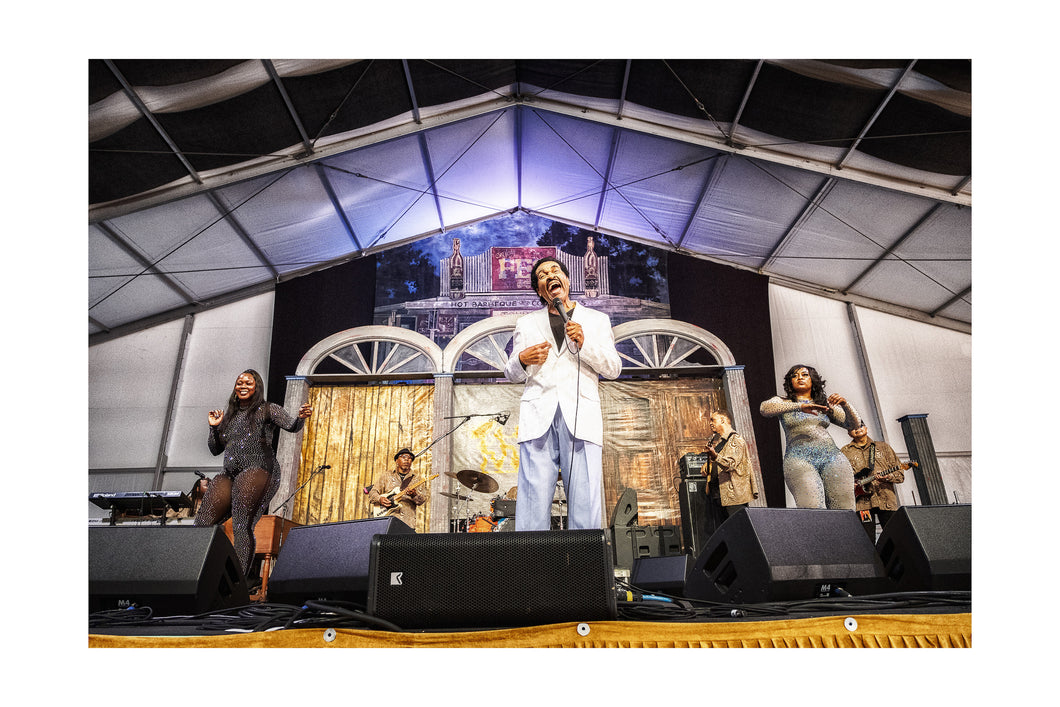 Bobby Rush @ Blues Tent (Fri 4/27/18) 16x24 Color Print