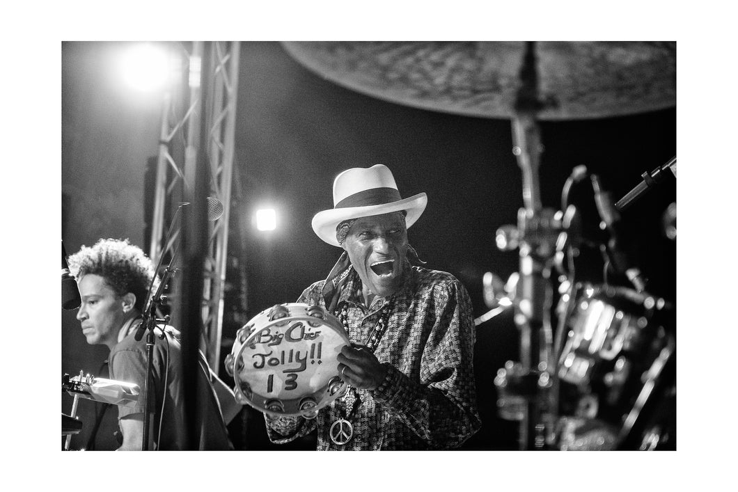 Dr. Klaw NOLA Crawfish Fest 16x24 Black & White Print