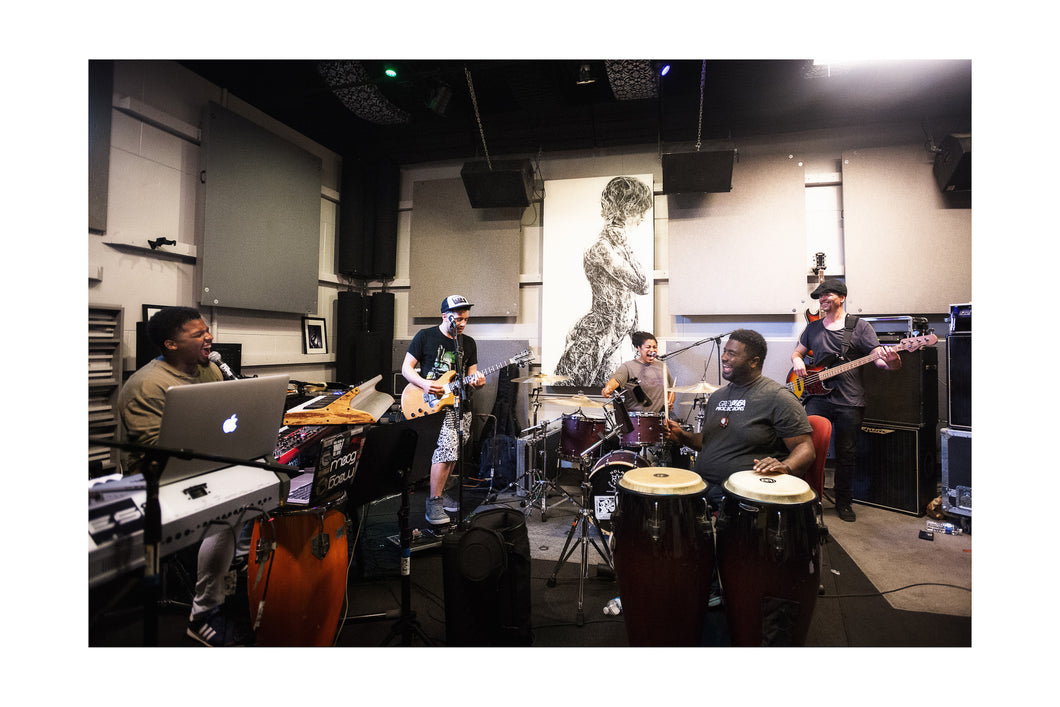 Earth Wind & Power rehearsal (Tue 4/26/16) 16x24 Color Print