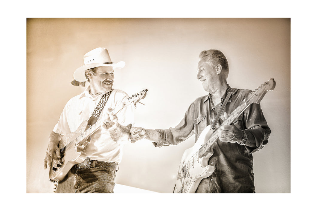 Two Rascals- Eric & Anson @ NOLA Crawfish Fest (Mon 5/1/17) 16x24 Black & White Print