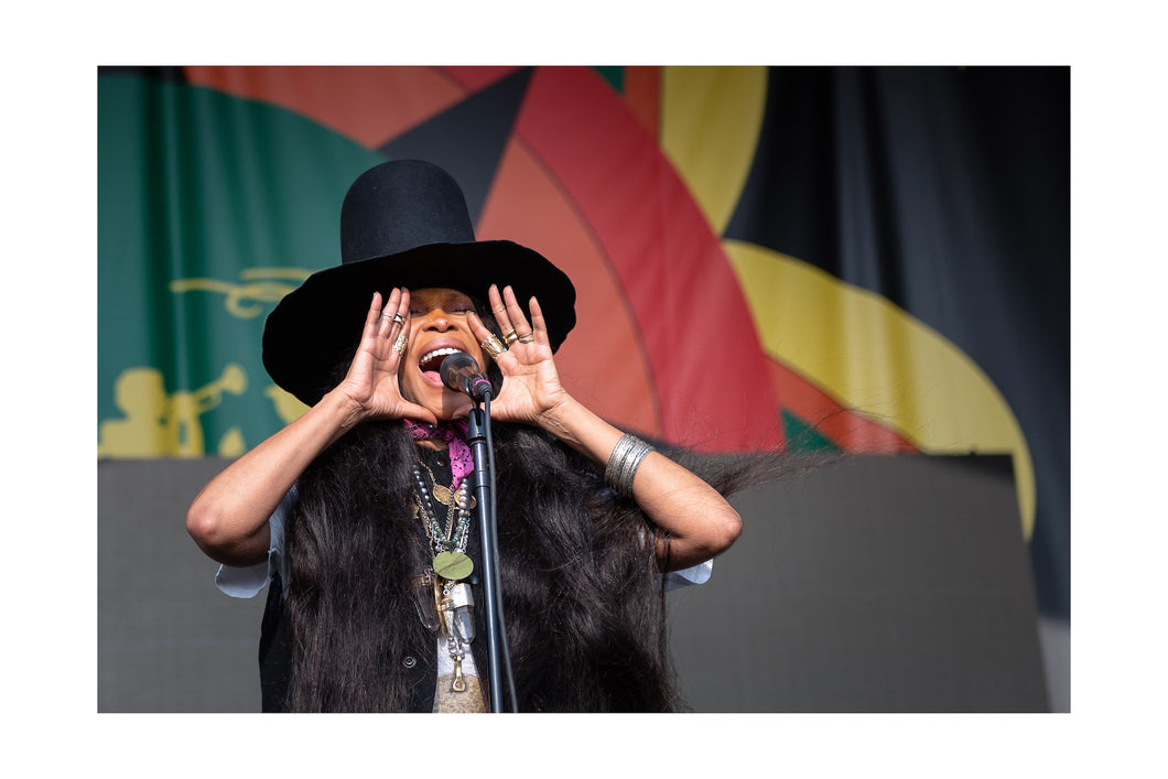Erykah Badu @ Congo Square (Sat 5/7/22) 12x18 Color Print