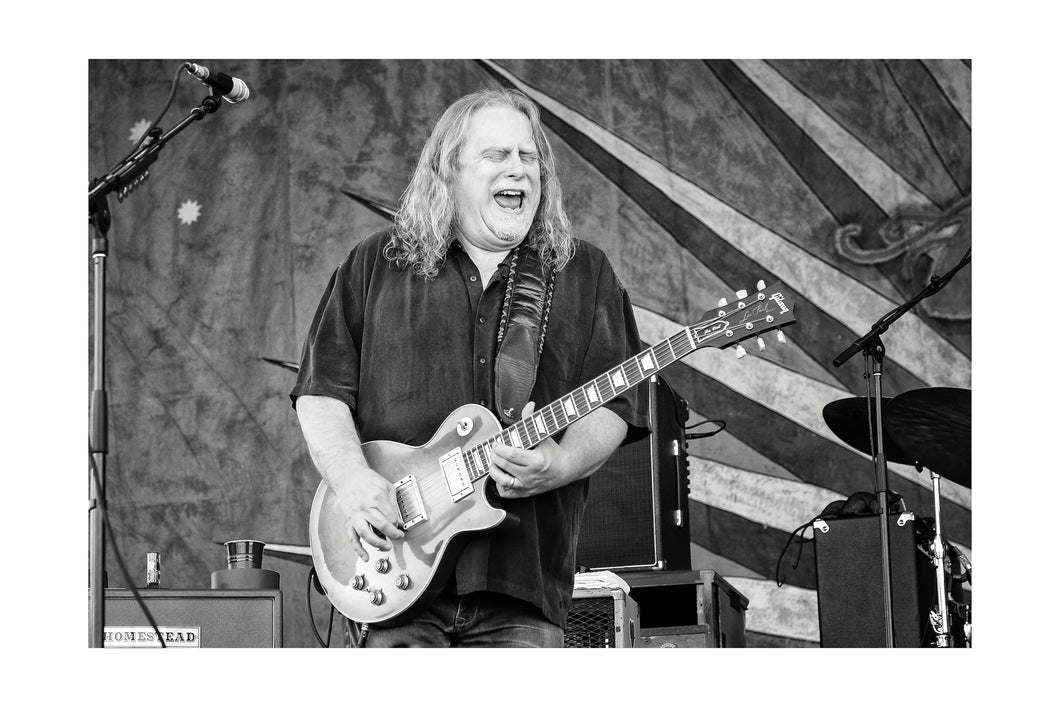 Gov't Mule @ Gentilly Stage (Fri 4/22/16) 12x18 Black & White Print