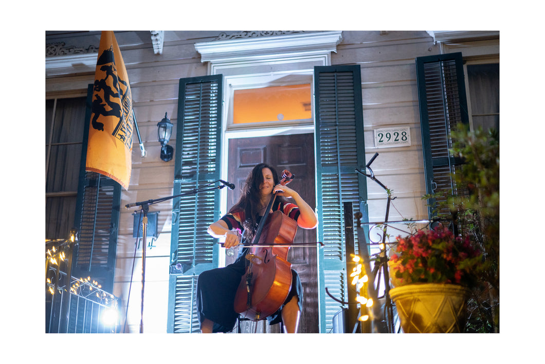 Helen Gillet- Bell Street Porch concert (Fri 4/29/22) 16x24 Color Print