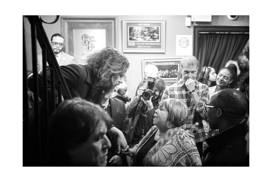 Jim & Mavis- Love Rocks NYC (Thur 3/9/23) Black & White Print