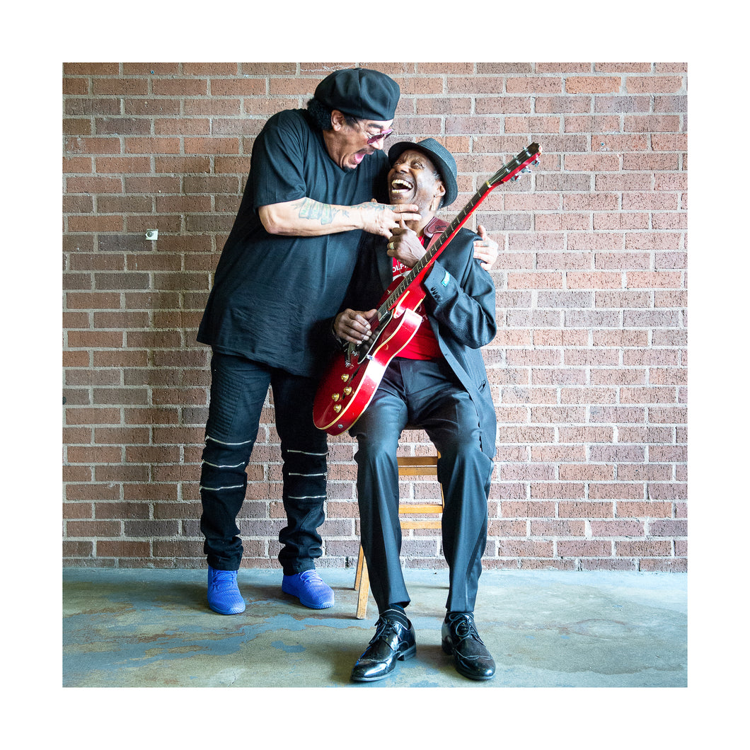 Leo Nocentelli of The Meters snuck up on Walter 