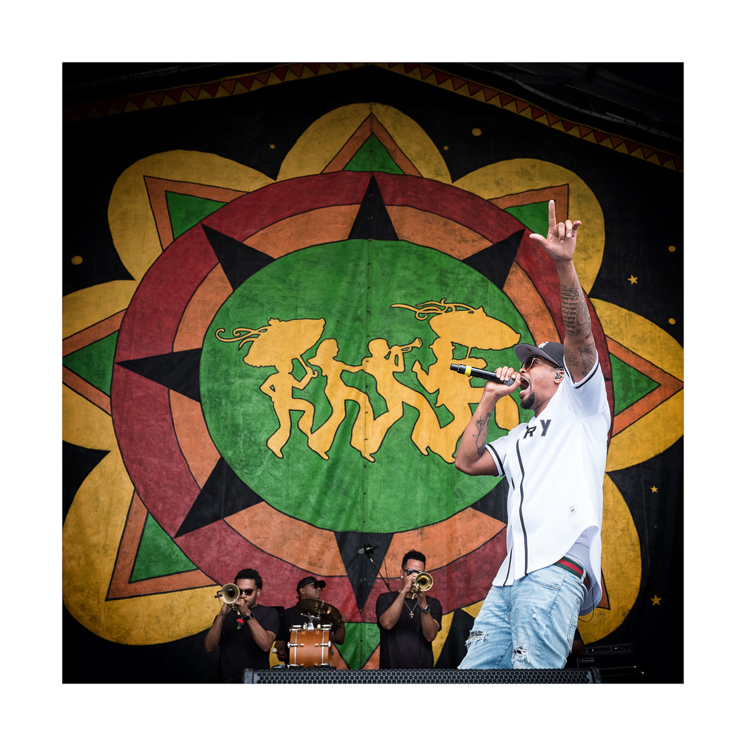 Nas with Soul Rebels @ Congo Square (Fri 4/28/17) 14x14 Color Print