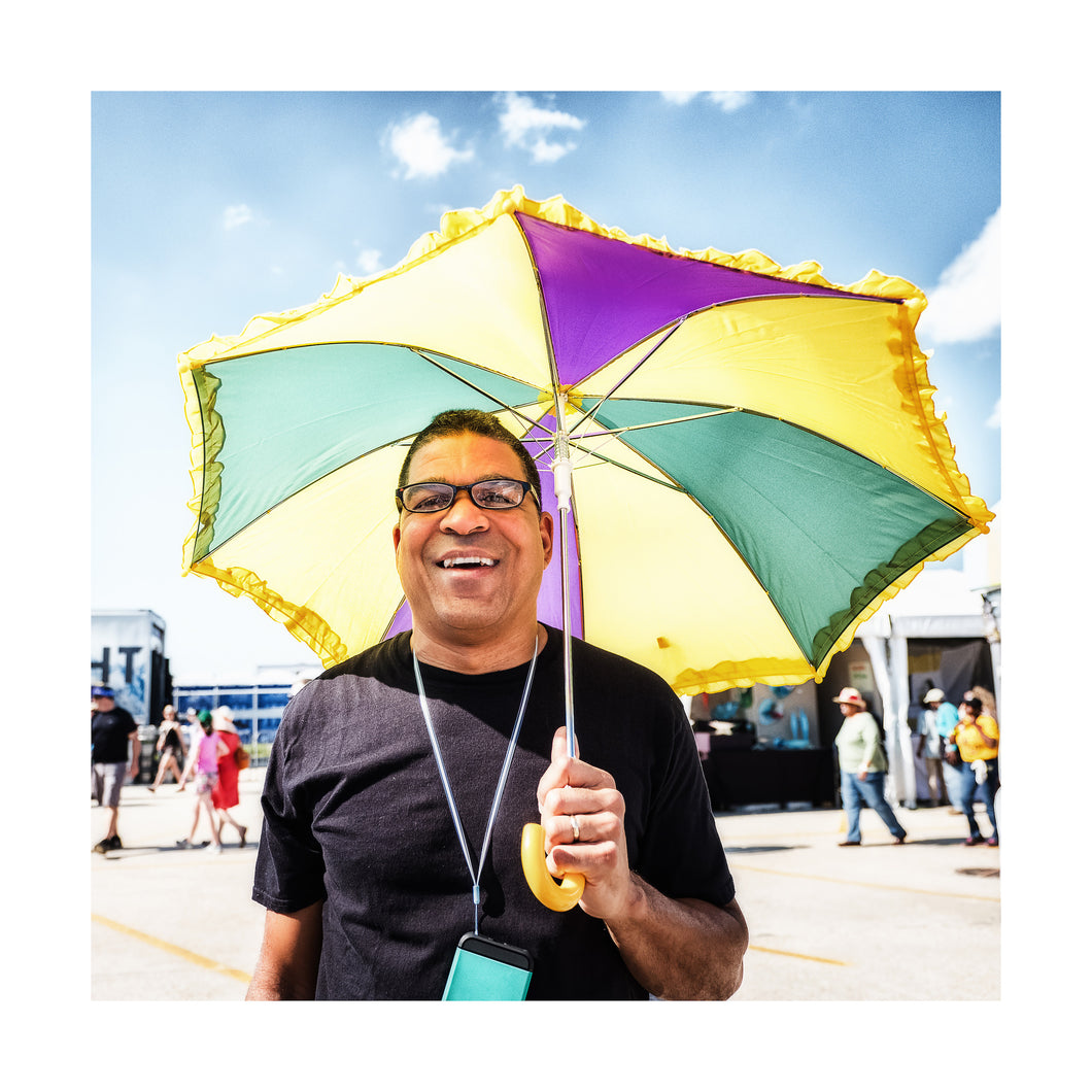 Oteil @ Jazz Fest (Sat 5/6/17) 14x14 Color Print