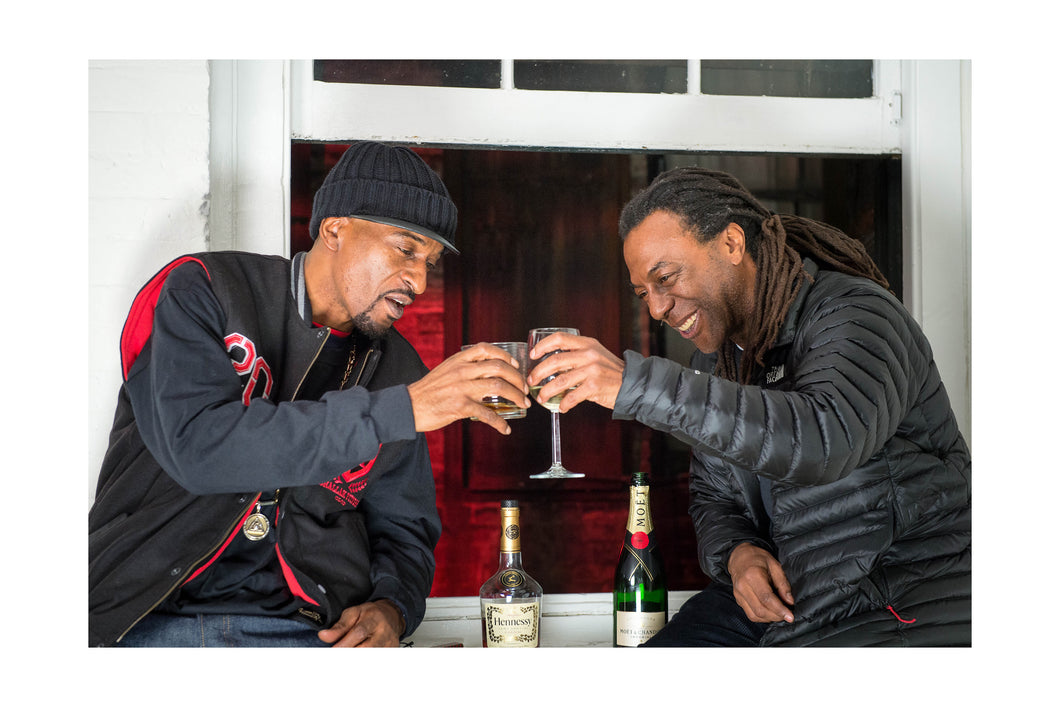 Rakim & Busy Bee- From Scratch documentary @ Anonymous Content, TriBeCa (Sun 12/6/15) (Sun 12/6/15) 16x24 Color Print