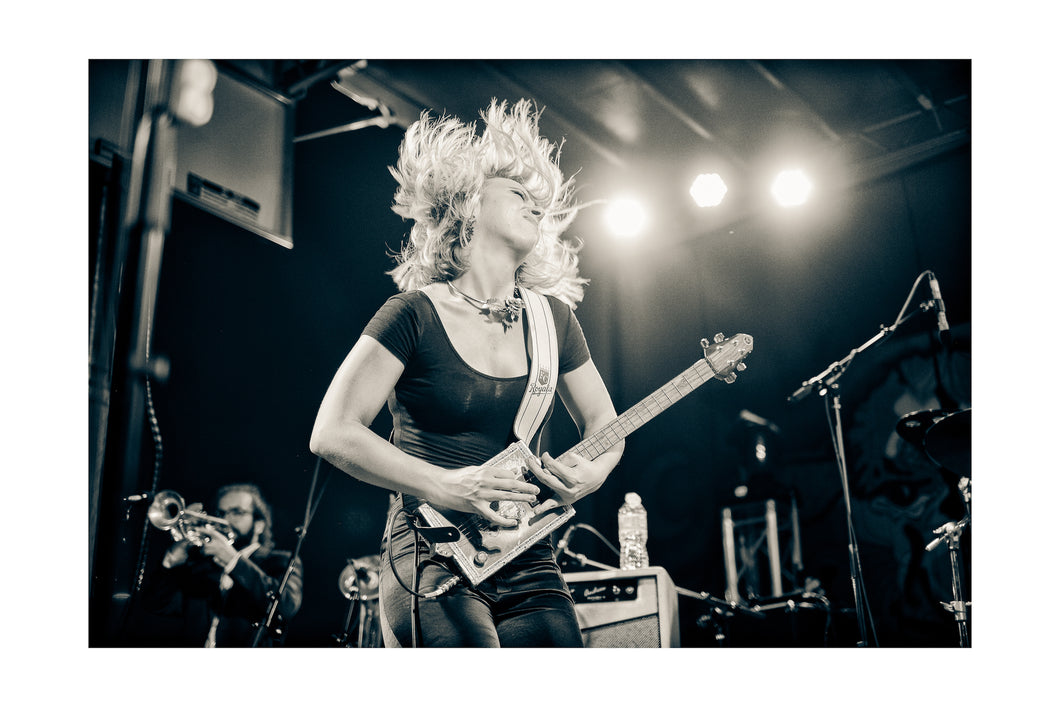 Samantha Fish NOLA Crawfish Fest 16x24 Black & White Print