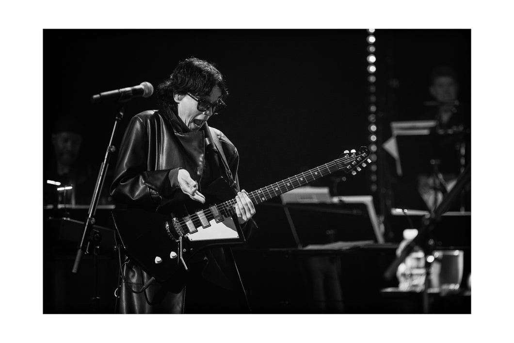 St. Vincent- Love Rocks NYC rehearsals (Thur 3/9/23) Black & White Print