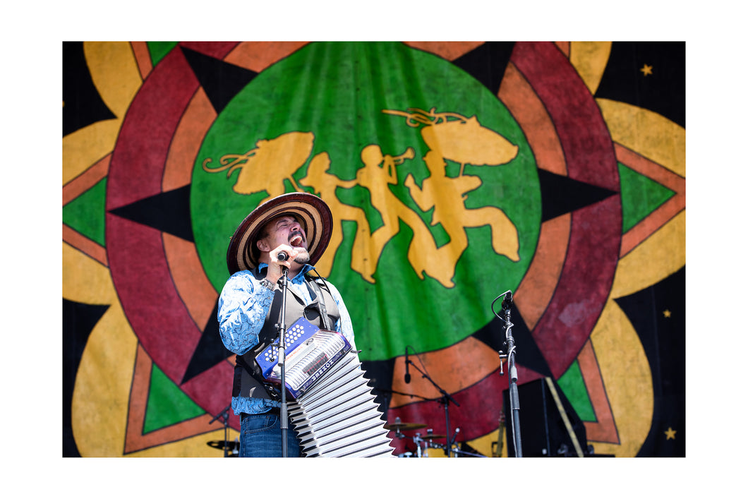 Terrance Simien & the Zydeco Experience @ Congo Square (Thur 4/30/15) 16x24 Color Print